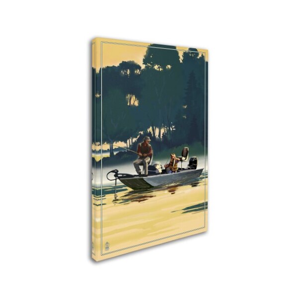 Lantern Press 'Boat 3' Canvas Art,12x19